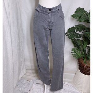 Hudson Faded Grey Jeans Straight Legged Bottoms Unisex Skater Goth Style